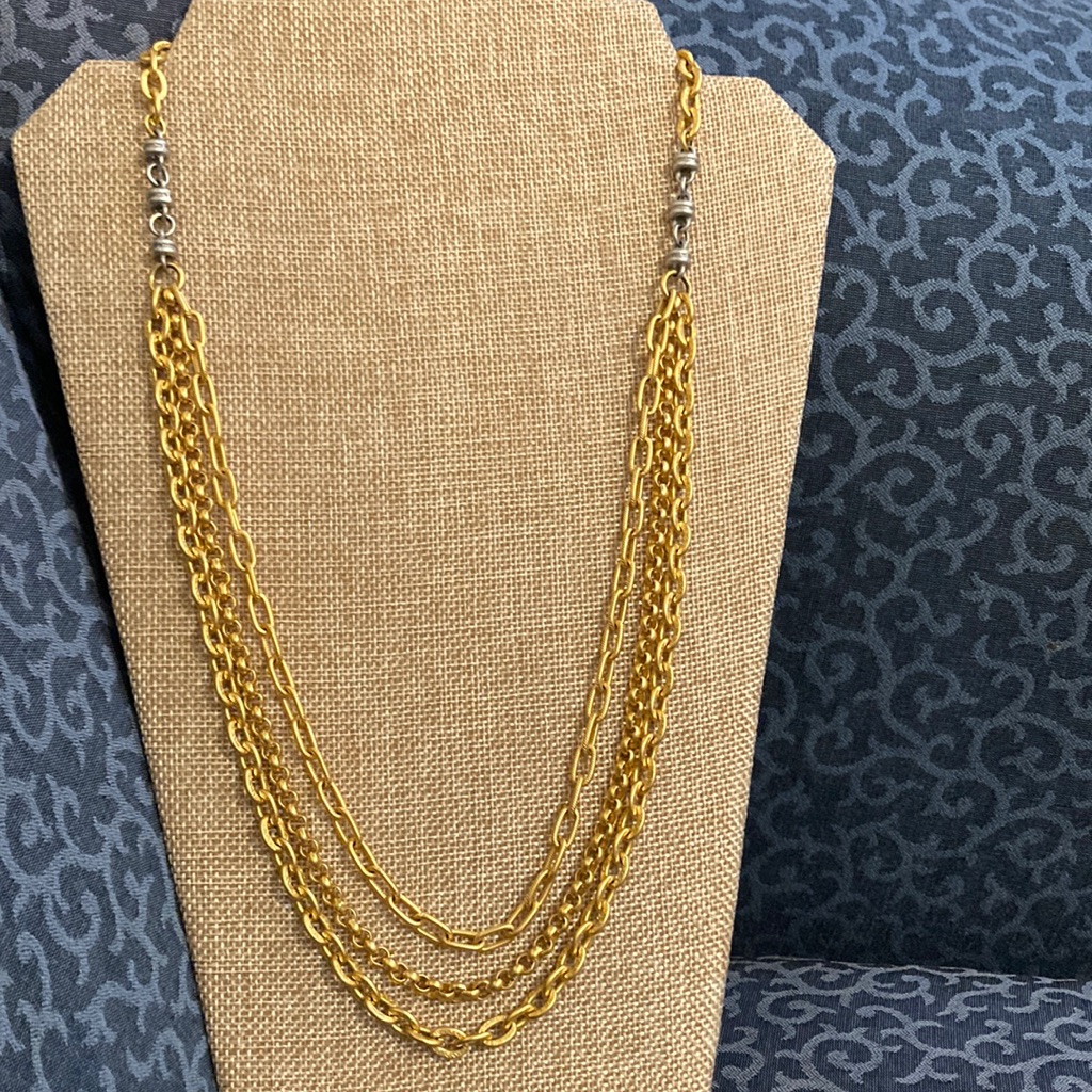 Artistic Gold Chain Necklace